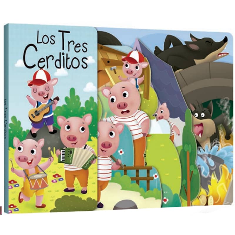 Cuento Libro Con Imagenes Troqueladas Los 3 Cerditos Lexus - Rappi