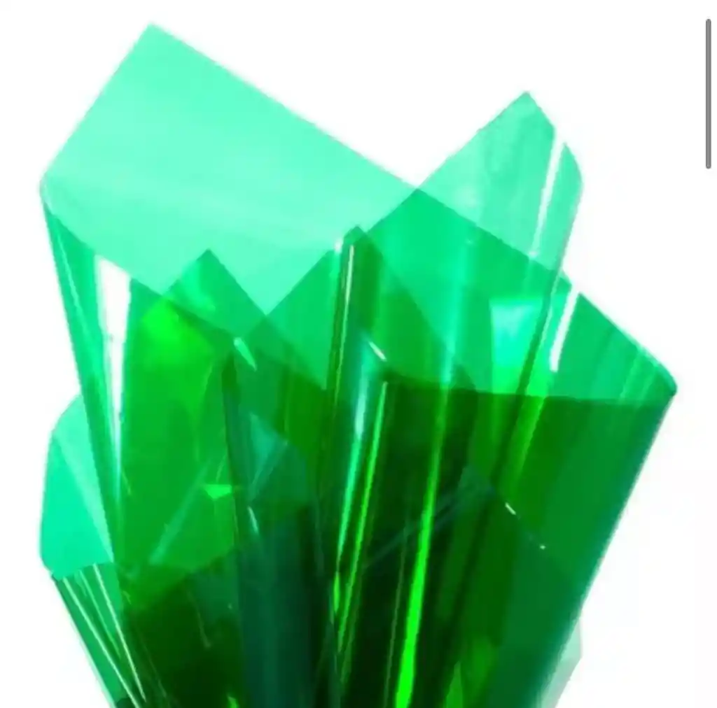 Papel Celofan Pliego Verde