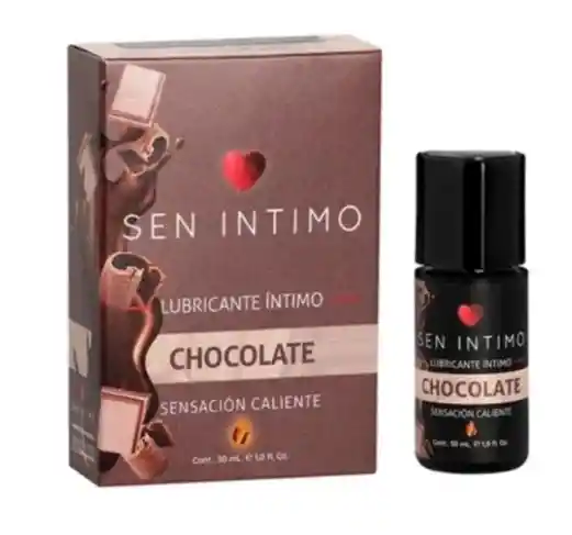 Lubricante Caliente Para Uso Intimo Y Sexo Oral Sabor Chocolate Sen Intimo 30ml, Lubricante Oral De Chocolate, Lubricante Intimo