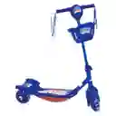 Patineta Scooter Canasta Para Niños Y Niñas Luces Sonidos Azul