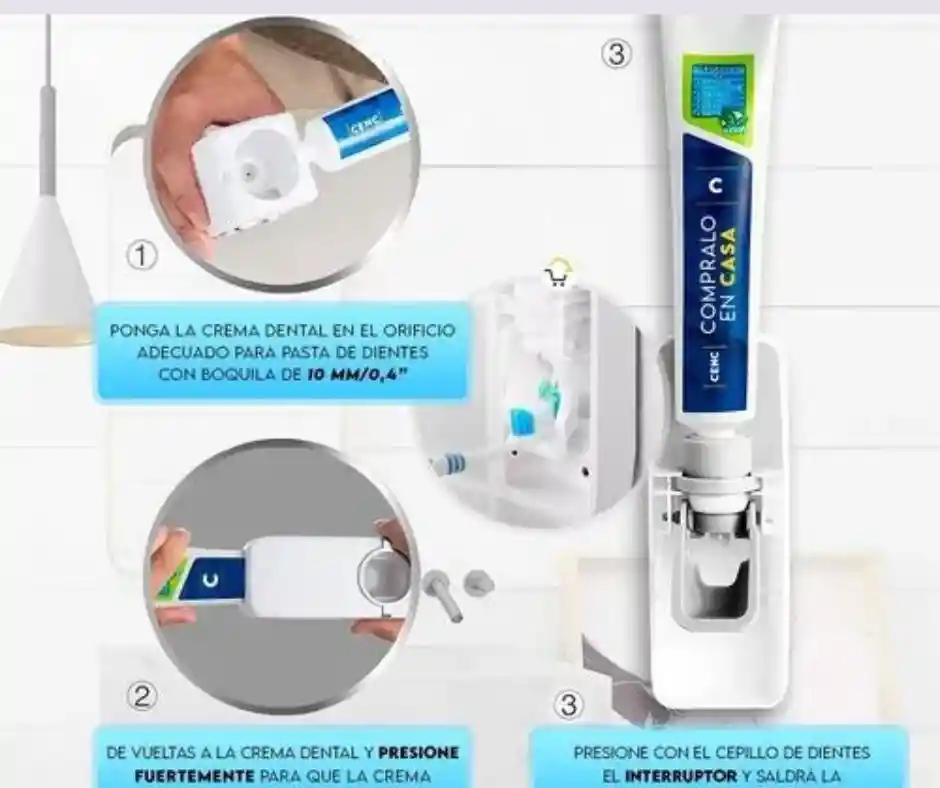 Dispensador De Crema Dental Toothpaste Dispenser