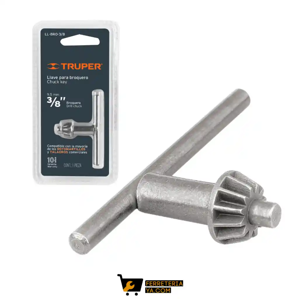 Llave Para Mandril 3/8 Truper 16559