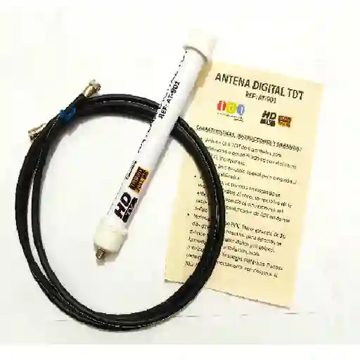 Antena Uhf Tdt Hdtv Interior Exterior En Pvc