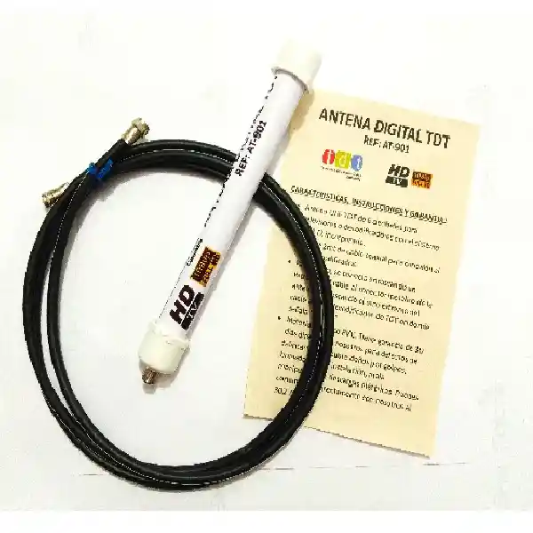 Antena Uhf Tdt Hdtv Interior Exterior En Pvc