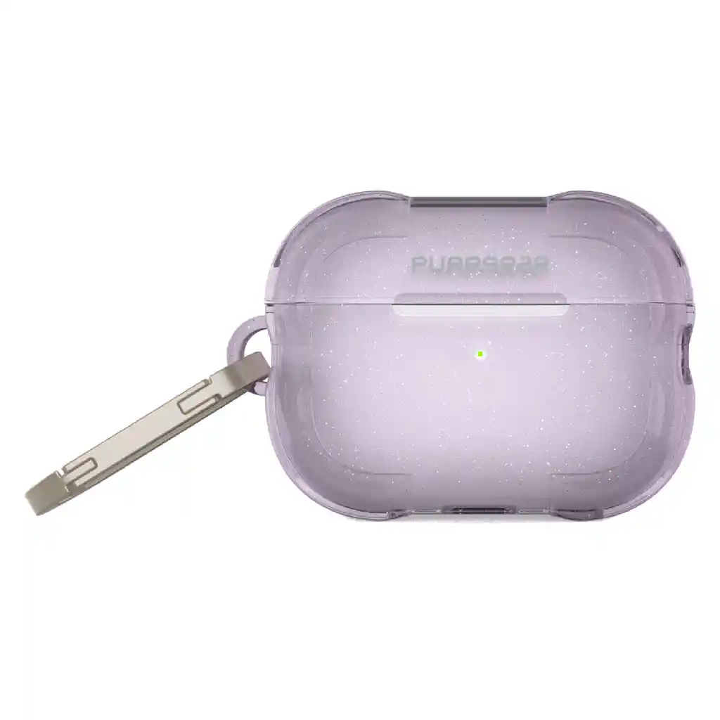 Estuche Compatible Con Airpods Pro (2 Gen / 1 Gen) Puregear Dualtek Purpura Escarchado