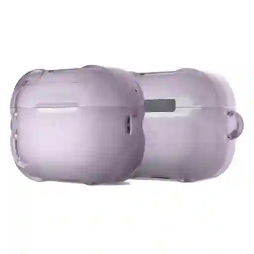 Estuche Compatible Con Airpods Pro (2 Gen / 1 Gen) Puregear Dualtek Purpura Escarchado