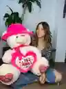 Peluche Osa Pava Con Corazon De 1 Metro