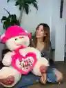Peluche Osa Pava Con Corazon De 1 Metro