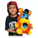 Peluche Muñeco 48cm Five Nights At Freddys Personajes Juguet Glam Rock Freddy Naranja