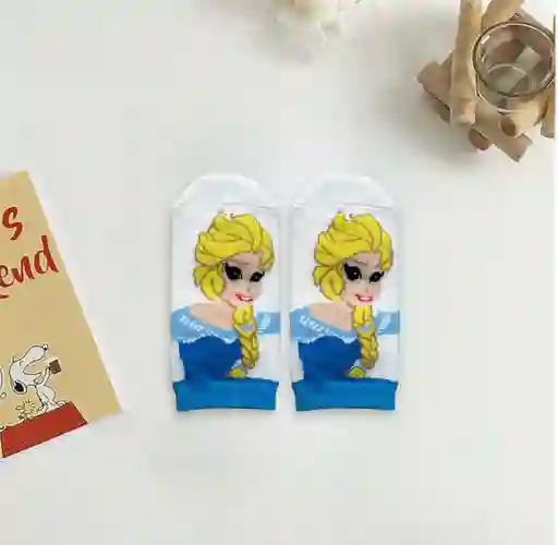 Medias Tobilleras Niñas Princesas Elsa Frozen