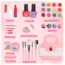 Set Maletín Neceser Belleza Maquillaje Real Espejo Manicure Cuadrado Ref M611