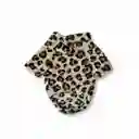 Saco Xs Cuello Nerú Animal Print Café