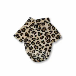 Saco 7xl Cuello Nerú Animal Print Café