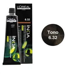 Tinte Inoa Tono 6.32 Rubio Oscuro Dorado Irisado 60ml