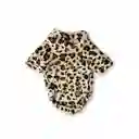 Saco 2xl Cuello Nerú Animal Print Café 2