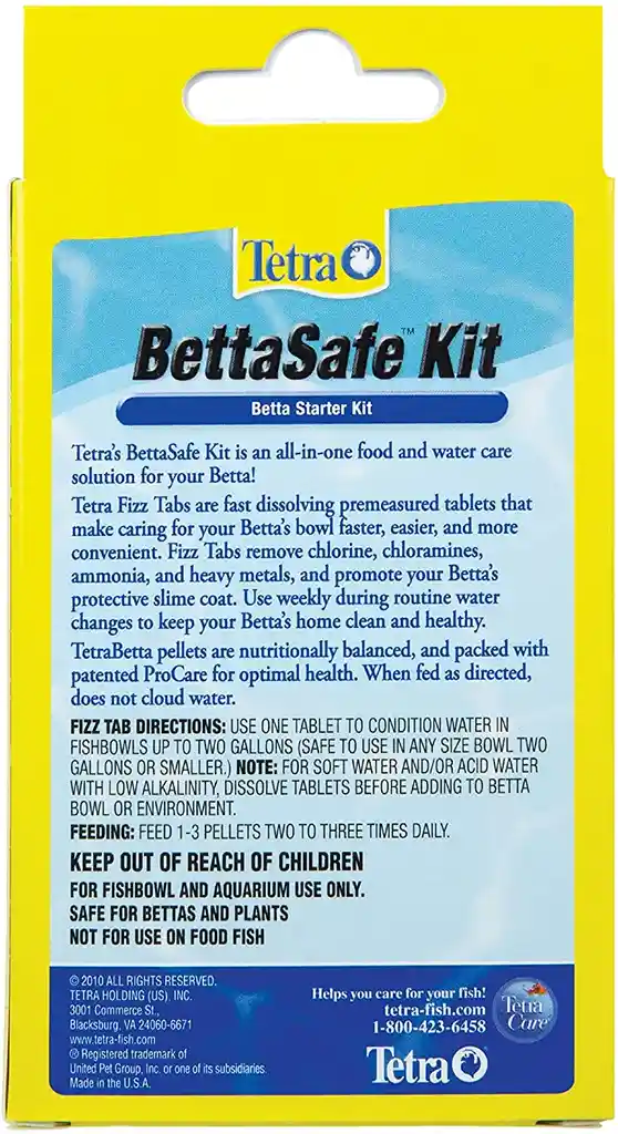 Tetra Bettasafe Kit 8 Tabletas