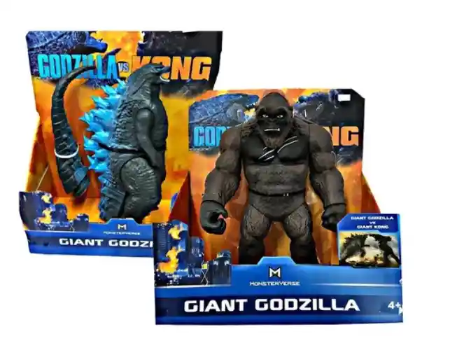 Godzilla Vs Kong Muñecos Coleccion X2 Juguete