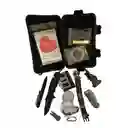 Kit Supervivencia Emergencia Camping Portátil Estuche 14pcs