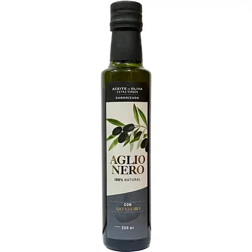 Aceite De Oliva Ajo Negro Albahaca - Aglio Nero 250ml