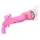 Pistola Rifle Escopeta Grande Burbujas 4.000 X Minuto 10 Agujeros Rosa