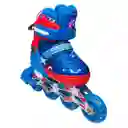 Kit Patines Ajustables Capitán América Niños + Casco Proteccion