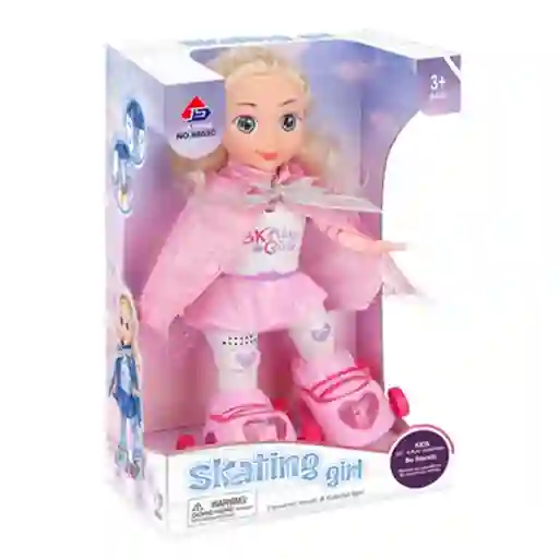 Muñeca Patinadora De Pilas Skater