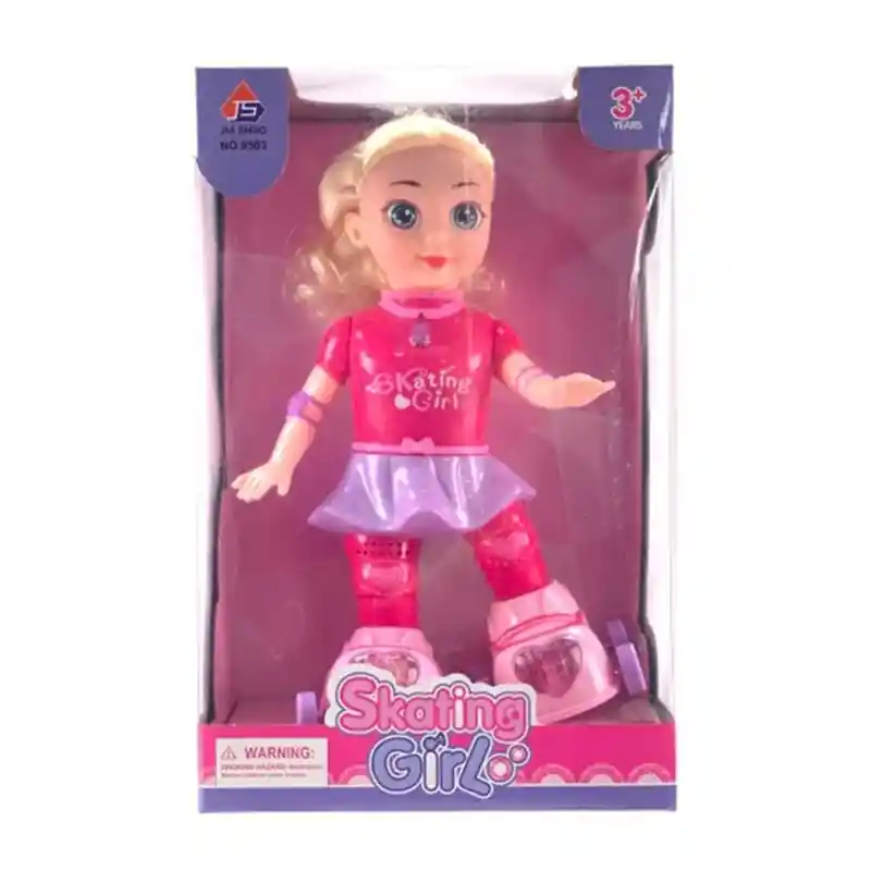 Muñeca Patinadora De Pilas Skater