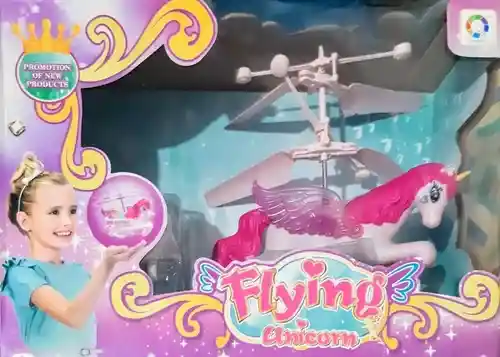 Drone Unicornio Volador, Flying De Sensor Recargable