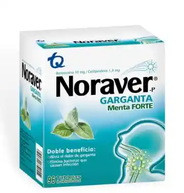 Noraver Garganta Menta Y Cereza Tab