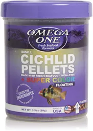 Omega One Cichlid Pellets Floating Small 99g Alimento En Bolitas Pequeñas Flotantes De 3mm