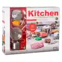 Set De Juego Utensilios De Cocina 25 Pcs Para Niños Y Niñas