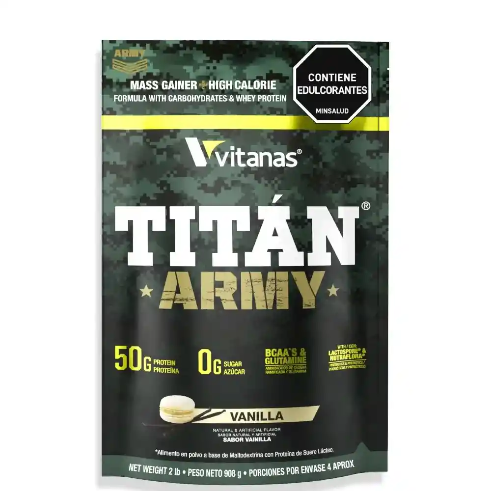 Proteina Titan Army 2lb Vitanas