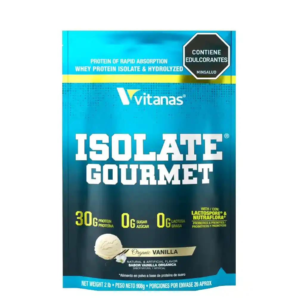 Isolate Gourmet 2lb Vainilla Vitanas