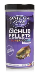 Omega One Cichlids Pellets Color Large Sinking 255g