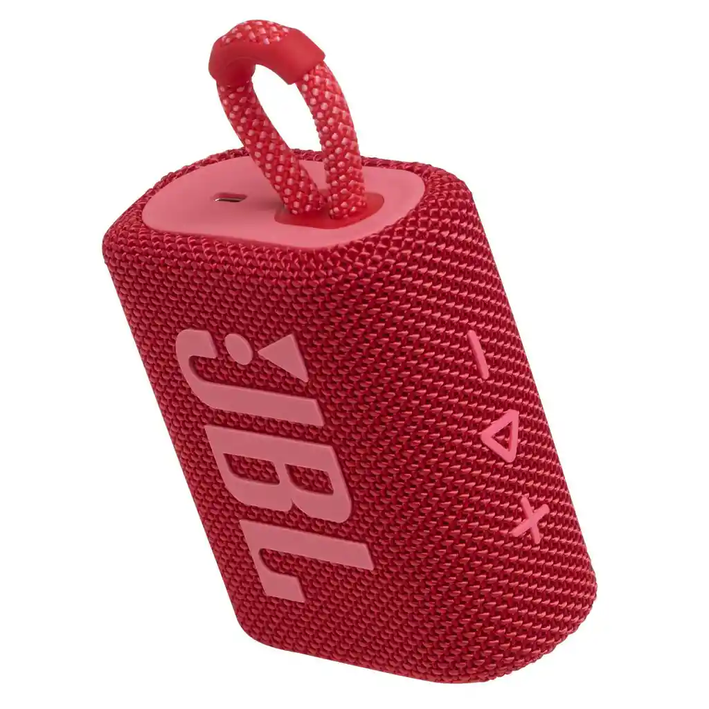 Parlante Jbl Go3 Portatil A Prueba De Agua Color Rojo