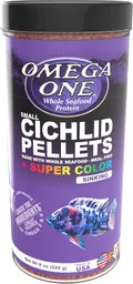Omega One Cichlid Pellets Super Color Small Sinking 226g
