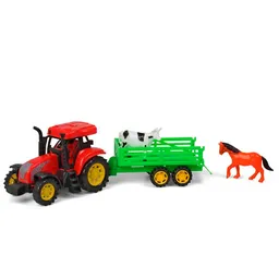 Tractor Carretilla Trasportadora De Animales Juguete Niños