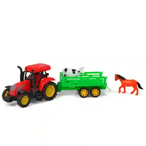 Tractor Carretilla Trasportadora De Animales Juguete Niños