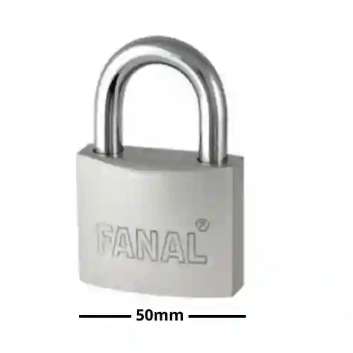 Candado 50mm Plata Fanal