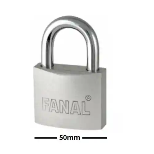 Candado 50mm Plata Fanal