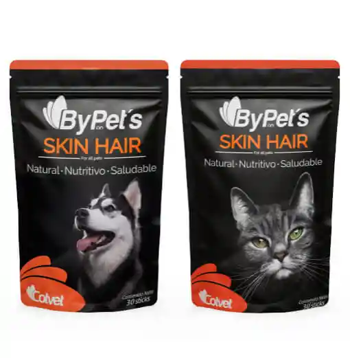 Bypets Skin Hair Perros Y Gatos X 30 Sticks