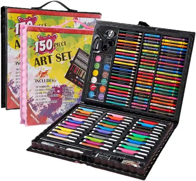 Kit De Arte, Dibujo Y Pintura Para Niños Y Niñas 150 Piezas