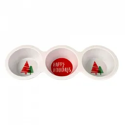 Dips And Chips Salseros Navideños Happy Holidays 37.5x13.5x5cm