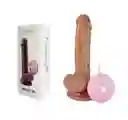 Vibrador Realista Venoso Consolador Flexible Chupa 3.8x17cms Lilo David