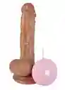 Vibrador Realista 17cms Chupa Venas