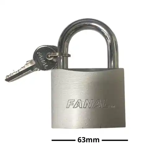 Candado 63mm Plata Fanal