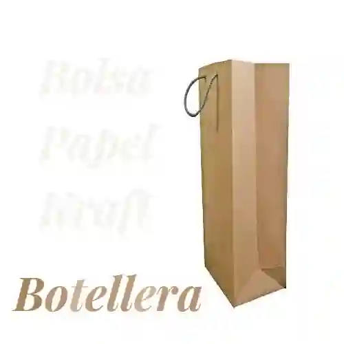 Bolsas De Papel Kraft Para Regalo Botellera