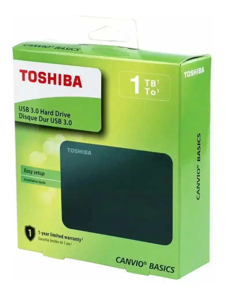 Disco Duro Toshiba Externo 1tb