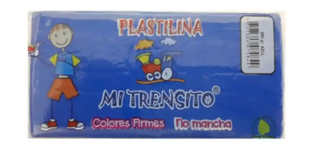 Plastilina Azul Oscuro Barra 250g Mi Trensito