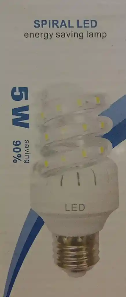 Bombillo Espiral Led 5w